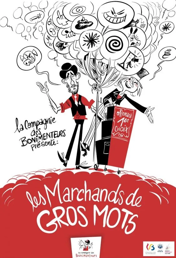 Affiche Les Marchands de gros Mots